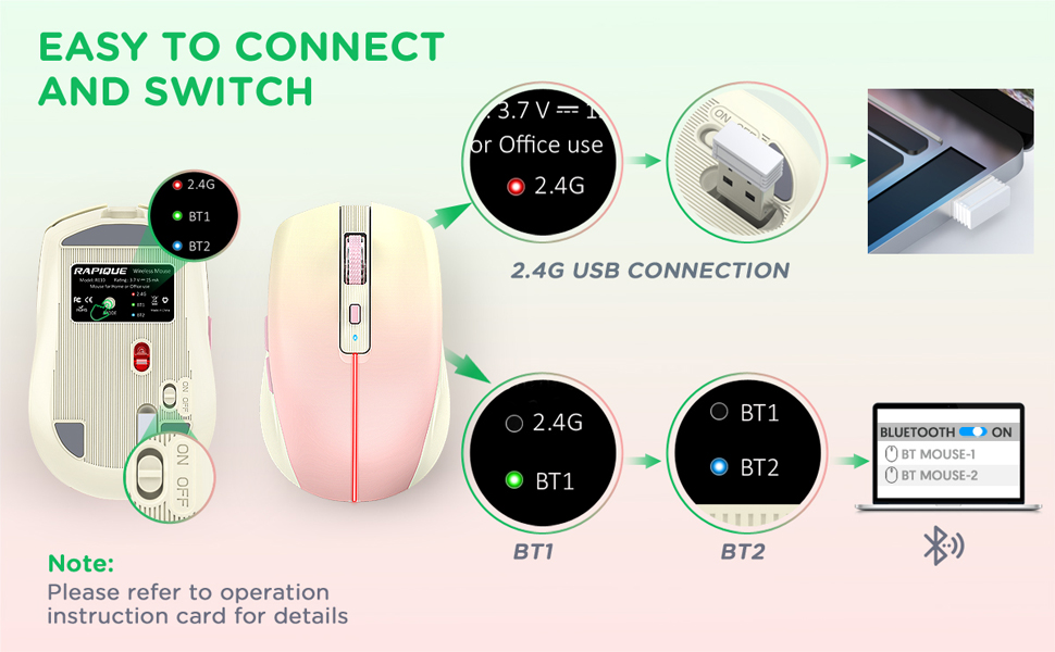 RAPIQUE R110 Bluetooth Mouse ??