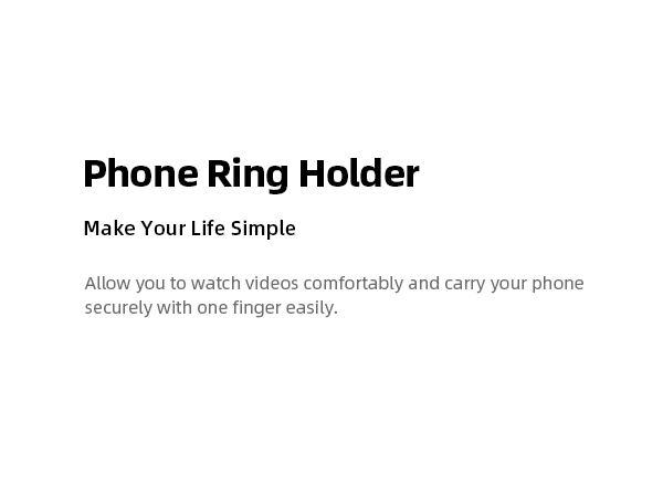 phone ring holder