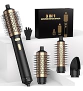 4 in 1 Rotating Hair Dryer Brush Spinning with Detachable Brush(2" &amp; 1.5"),Negative Ionic Brush B...