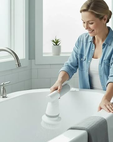 bathroom tub cleaning