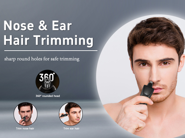 manscape nose hair trimmer for men 
