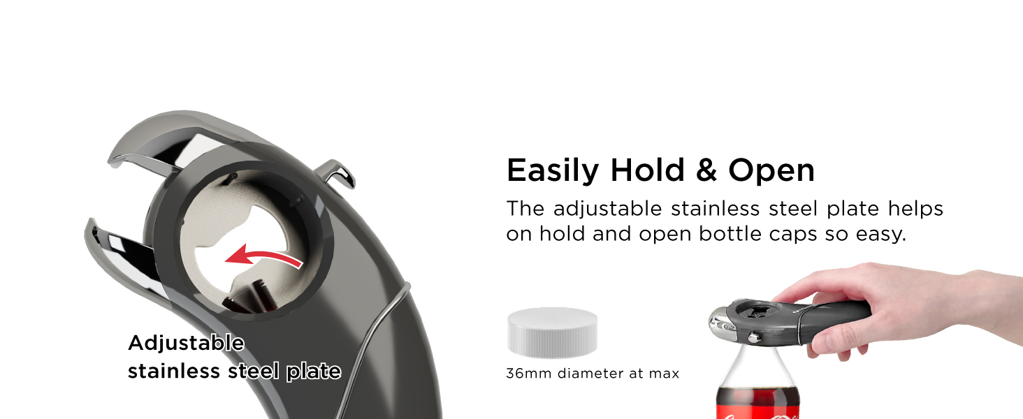 Easily hold &amp; open
