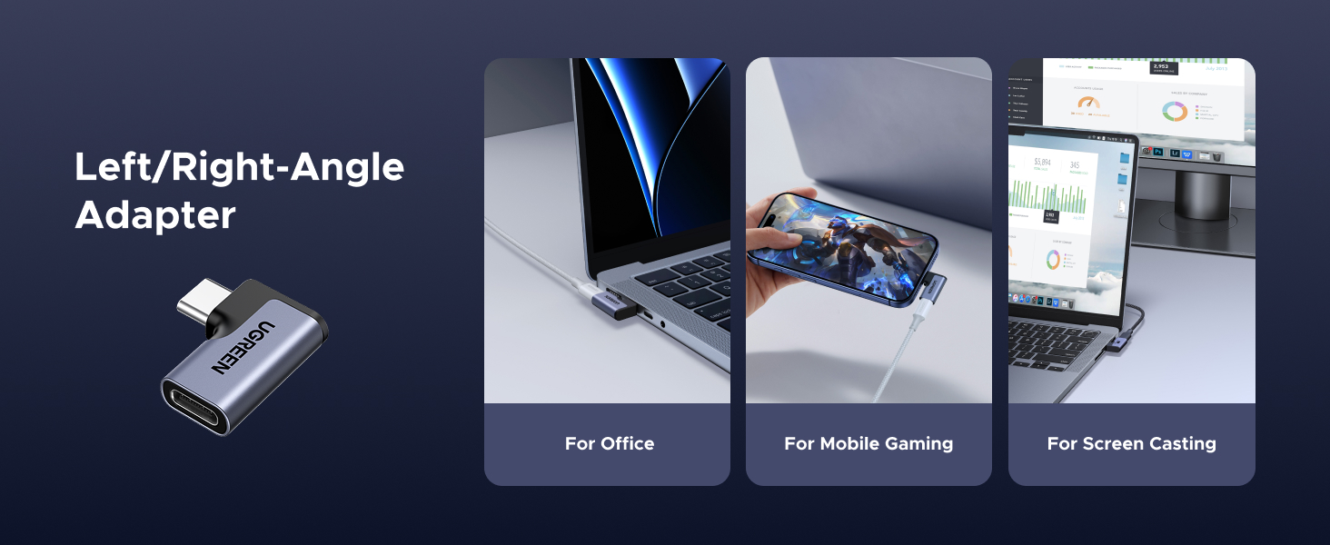 Right Angle USB-C Adapter
