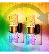 JandCase Night Lights Plug into Wall,2 Pack Color Changing Night Light for Kids, 3000K+RGB LED Ni...