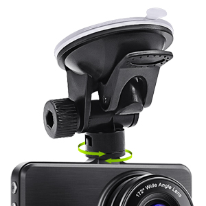 dash cam mount with 360 swivel ball joint