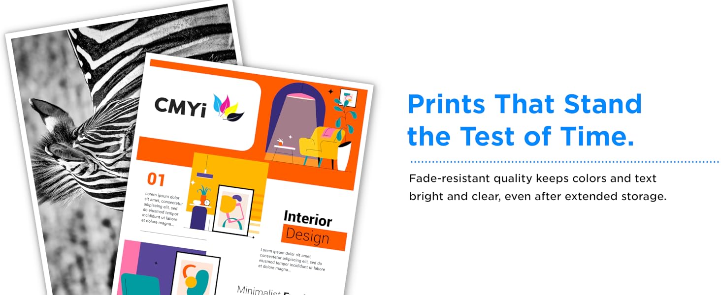 A couple color printouts