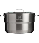 Stanley Wildfare Core 26-Piece Complete Camp Kitchen Cook Set | 4 qt Pot with Lid, 8in Fry Pan | ...