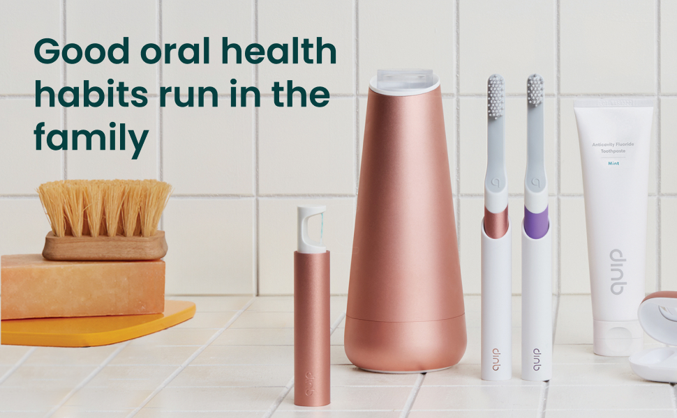 Good oral health habits run in the family.