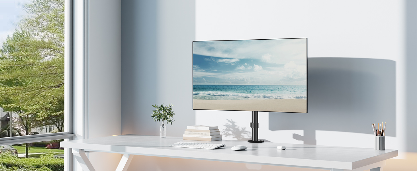 mountup single monitor desk mount monitor desk mount