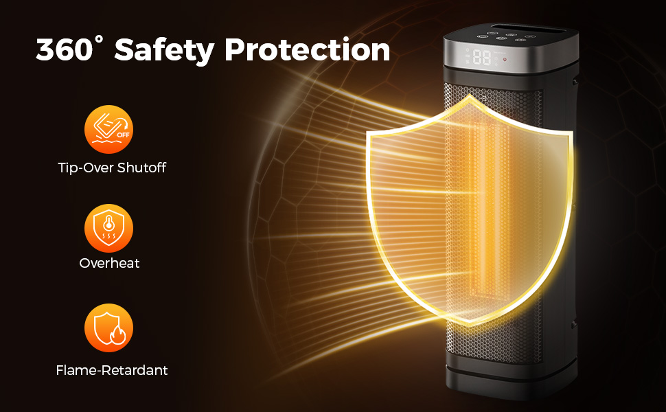 Overheating &amp;amp; Tip-Over Protection, Electric Heaters for Indoor Use