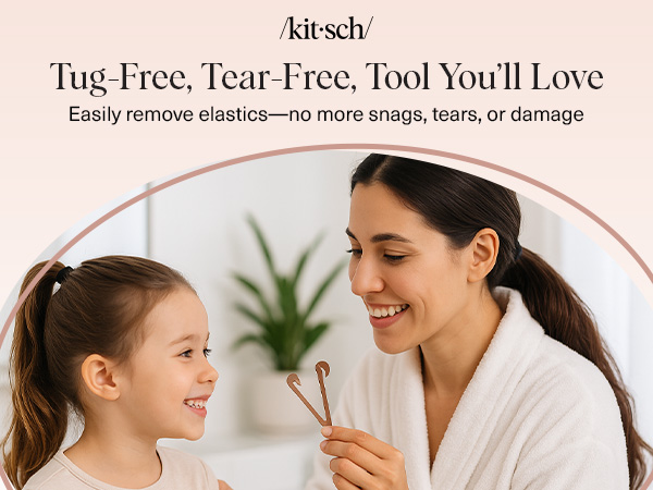 Hair Tie Cutter – Easy To Use, Pain Free Rubber Band Cutter for Hair Kids, Baby &amp; Toddler Girls