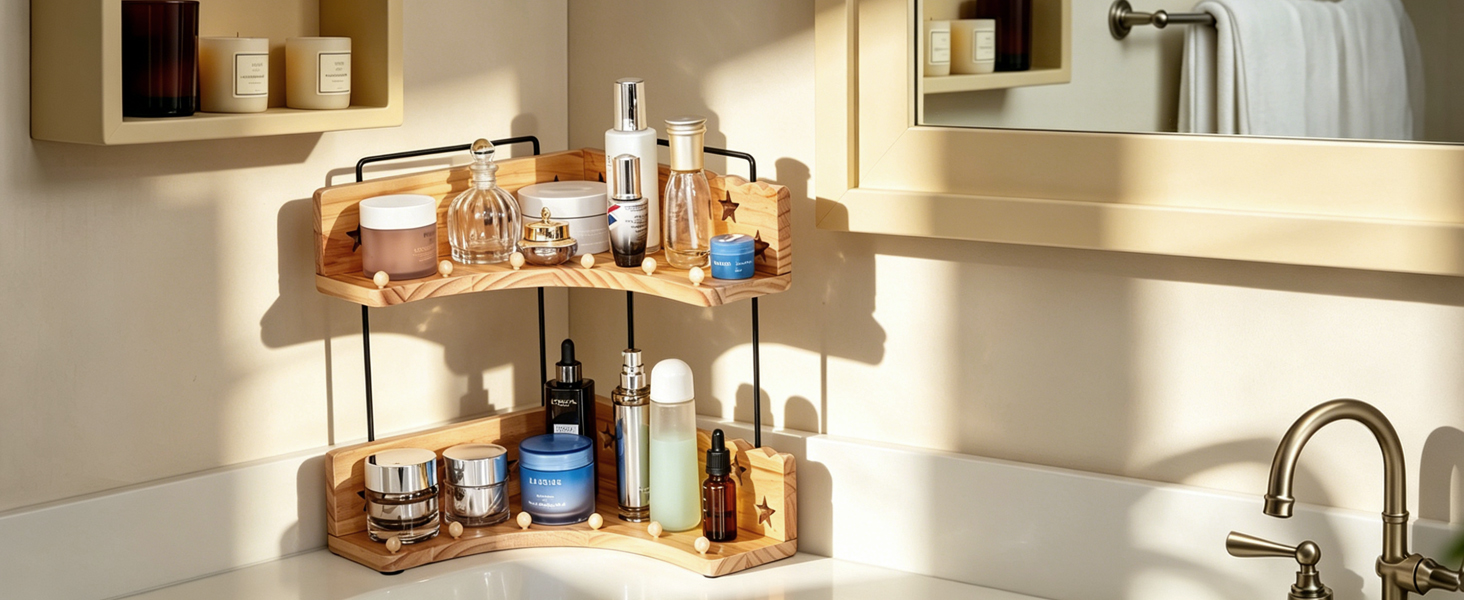 2-Tier Bathroom Countertop Organizer
