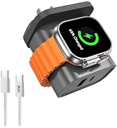 Cordv 3-in-1 Apple Watch Charger,25W USBC Wall Charger Block, | Fast Charging Dual Port iphone ch...