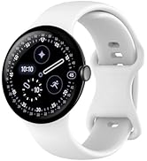 Eiavike Band Compatible with Google Pixel Watch 1/2/3/4, Soft Silicone Sport Replacement Straps B...