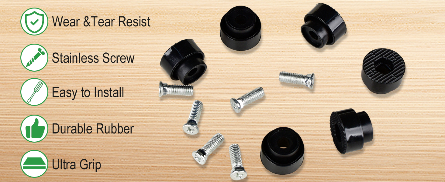  Door Stopper Replacement Rubber Tips