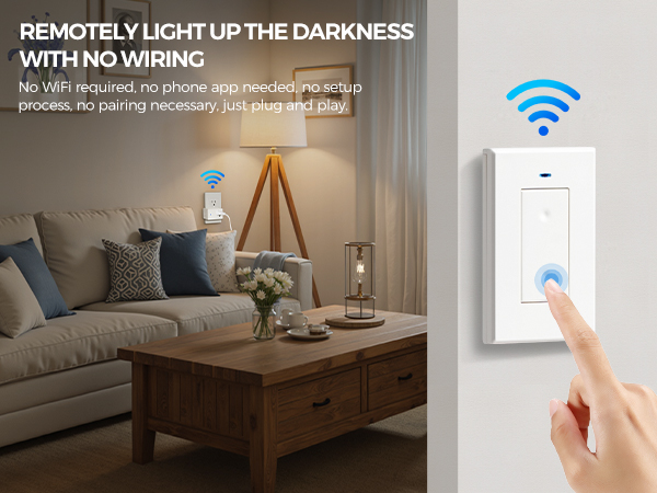 WILAWELS Wireless Remote Light Switch
