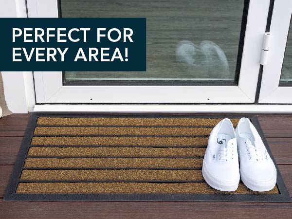 monogram angled foot fit oversized commercial scraper beach fun modern indoor-outdoor barrier