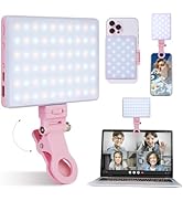 Inspack 60 LED Selfie Light for iPhone, with Back Clip & Front, Portable Phone Clip for Tiktok Vi...