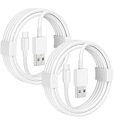 Car Carplay Cable for iPhone 17/Air/17 Pro Max/16/15/Pro Max/Plus, 2-Pack USB to USB C for iPhone...
