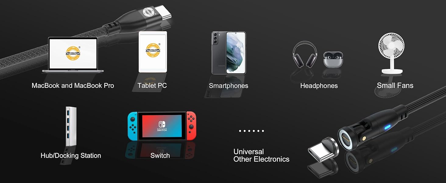 EndlesShine Magnetic Charging Cable