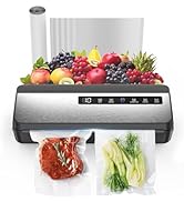 Syaws Vacuum Sealer,Automatic Food Sealer,9-In-1 Food Vacuum Saver with Dry/Moist Mode,Roll Bag S...