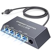 4 Ports Starlink Ethernet Adapter for Gen 3 and Starlink Mini, Connect 4 Wired Devices at Once Up...