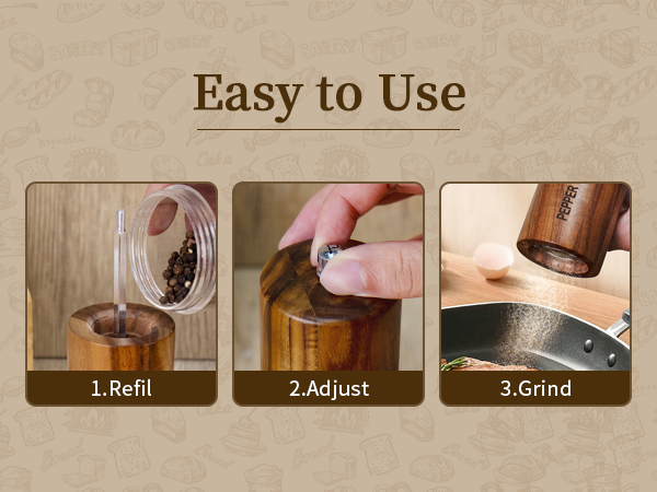 salt and pepper mill set