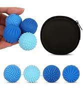 Silicone Magnetic Fidget Balls, 4PCS Textured Stress Fidget Toys for Adults | ADHD Autism Anxiety...