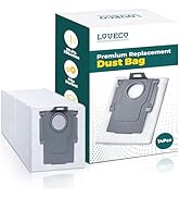 LOVECO 14 Pack Dust Bag Replacement Compatible for Roborock S8 MaxV Ultra/Q Revo/Qrevo Curv/Qrevo...