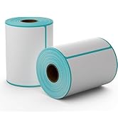 Thermal Labels 4x6 Roll - 500 Labels, Industrial Labels Direct Thermal Perforated Postage Shippin...