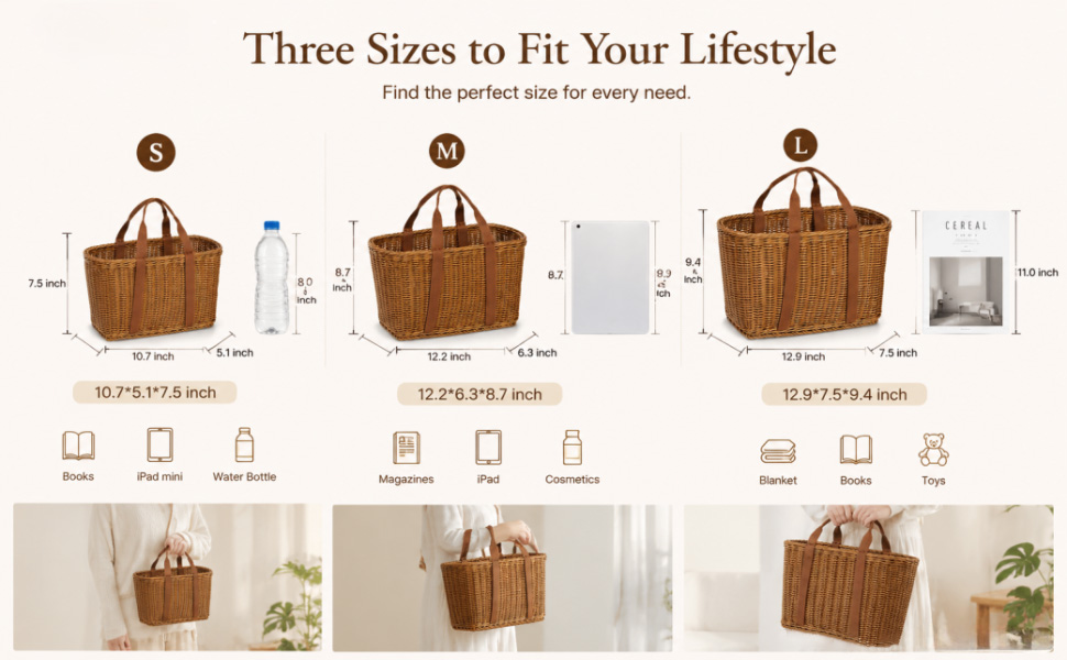 Woven Shopping Basket