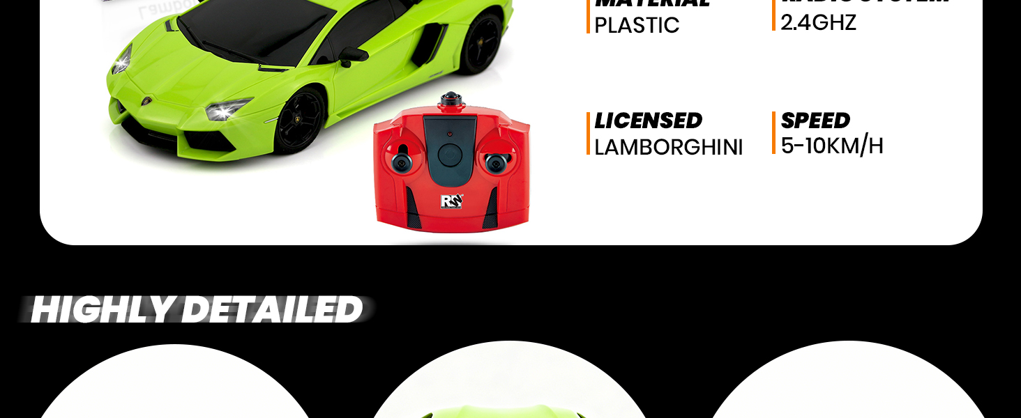 lamborghini remote control car green 3