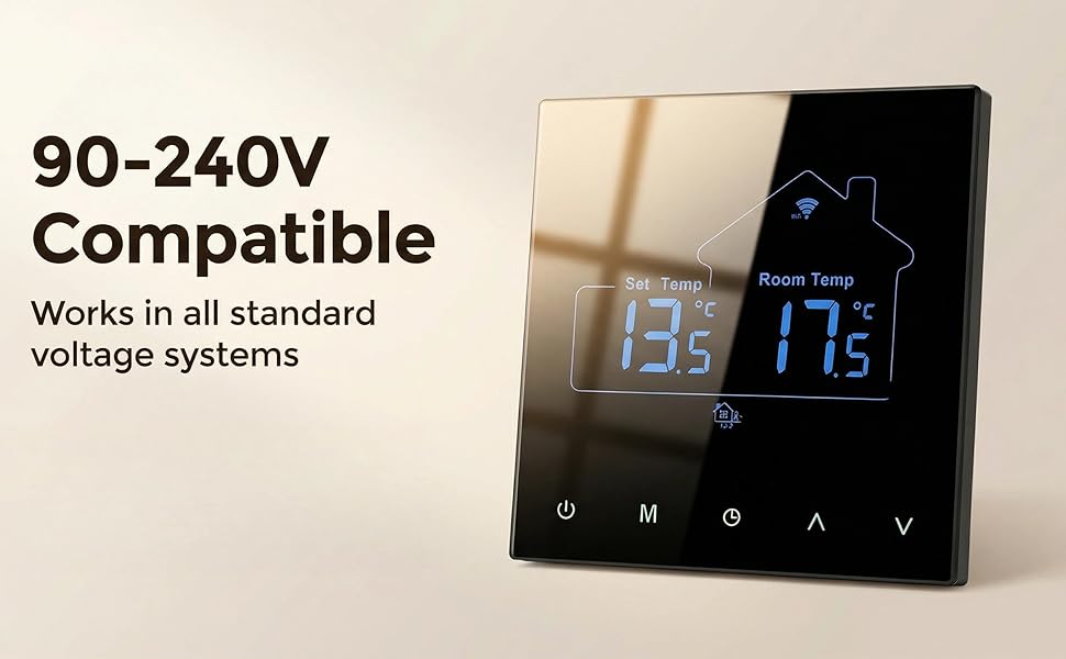 WiFi Smart Thermostat for Radiant Floor Heating