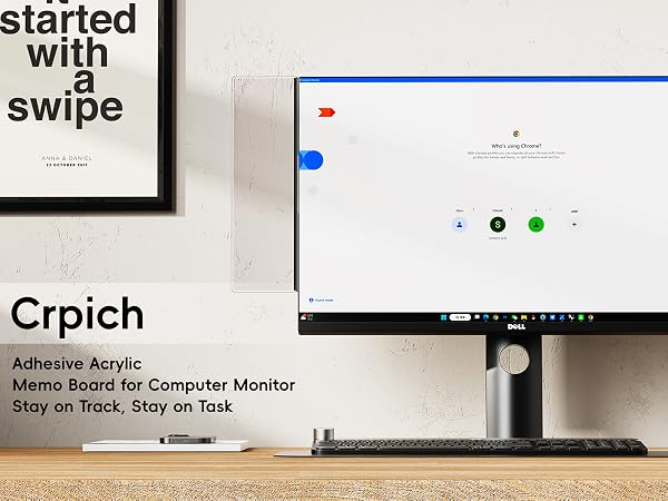 acrylic memo holder