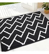 OLANLY Front Door Mat, Non-Slip Rubber Backing, Dirt Resistant and Absorbent, Washable, Easy to C...