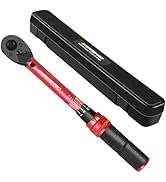 ATsafepro 1/4" Torque Wrench (20-240 in-lb / 2.3-27.1 Nm) -Dual Scale, 72-Tooth Ratchet, ±3% Pre-...