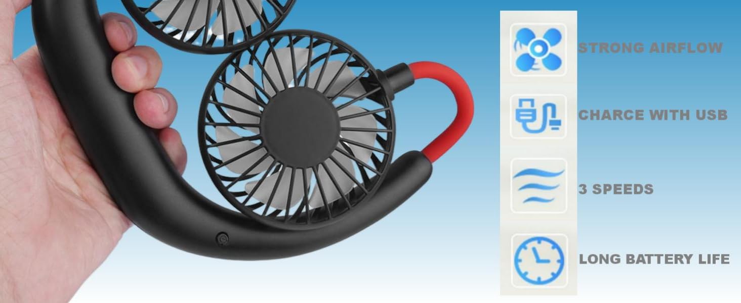 Portable Neck Fan
