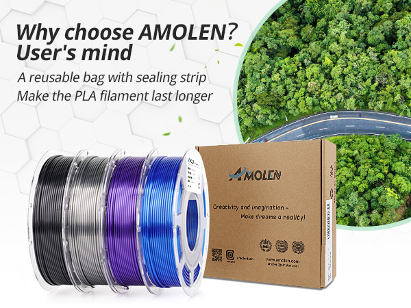 Silk PLA Filament 1.75mm 3D Printer filaments