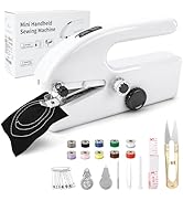 Philorn Mini Handheld Sewing Machine, Quick Portable Sewing Machine for Beginners, Sewing Kit for...