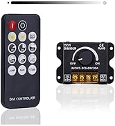 GOMING DC 5V 12V 24V 30A RF LED Light Strip Dimmer PWM Dimming Controller Wireless Control or Thr...