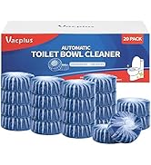 Vacplus Automatic Toilet Bowl Cleaner Tablets, Bathroom Toilet Tank Cleaner (20 PACK)