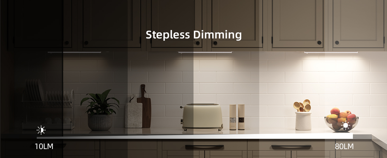 Dimmable Under Cabinet Lighting