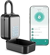 Thlevel Smart Key Lock Box Electronic Bluetooth Lock Box with Tuya APP Control &amp; PIN Code Types,S...