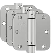 Bubxo 3 Pack Self Closing Door Hinges, 3.5 Inch Auto Closing Door Hinge with 5/8'' Radius Corners...