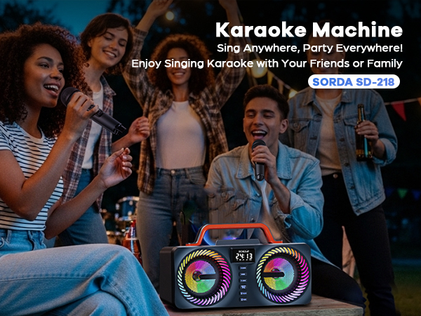 portable karaoke machine