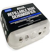 Refillable Moisture Absorber Bucket with Refill Pack, Unscented and Fragrance-Free, Controls Wate...