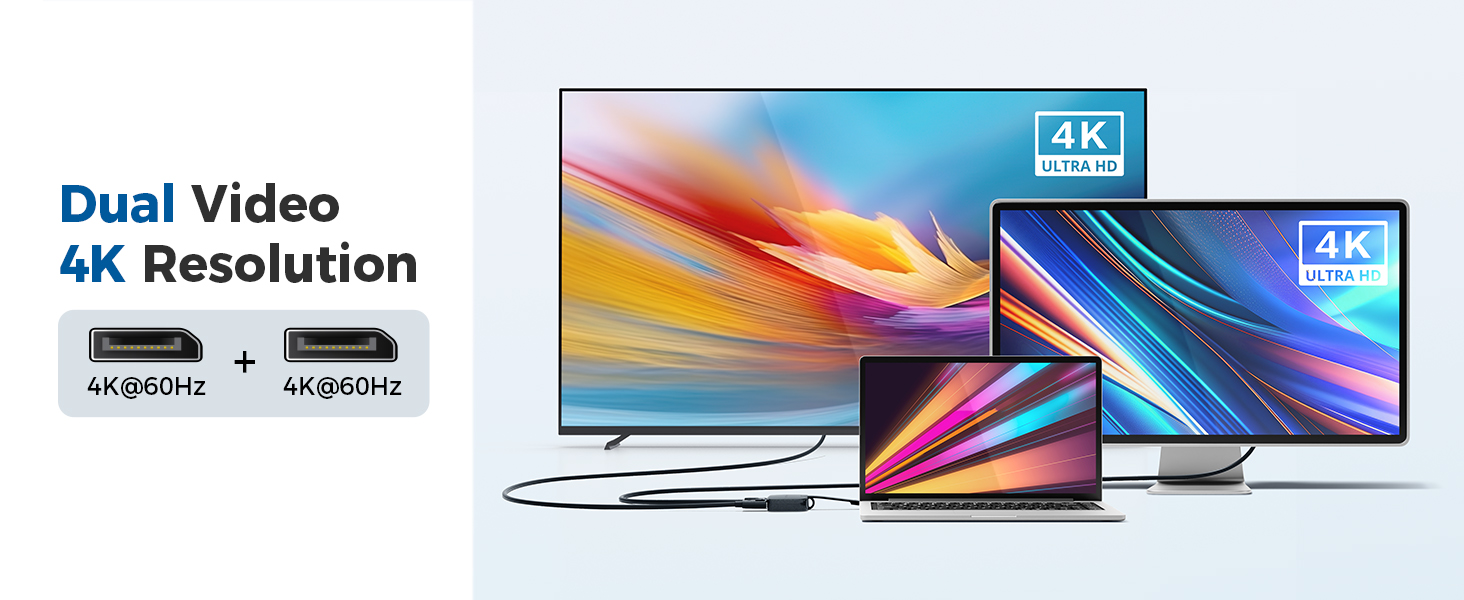 Foldable USB-C to HDMI &amp;amp; DisplayPort Adapter