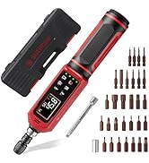 SUERCUP Digital Torque Screwdriver 0.8-53.1in-lbs/0.09-6Nm, Inch Pound Screwdriver Torque Wrench ...