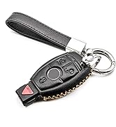 Compatible with Mercedes Benz C E S M CLS CLK G Class Smart 3 or 4 Buttons Leather Keyless Entry ...