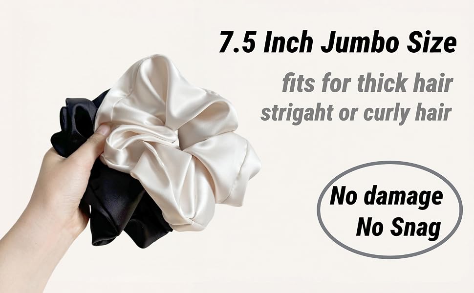 silk scrunchies